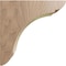 Ekena Millwork 1 3/4"W x 6"D x 6"H Small Olympic Wood Bracket, Mahogany BKTW01X06X06OLGM - alternate 4